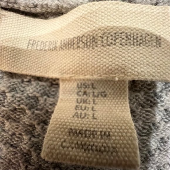 Frederick Anderson Copenhagen cable knit zipper hoodie - Picture 3 of 4